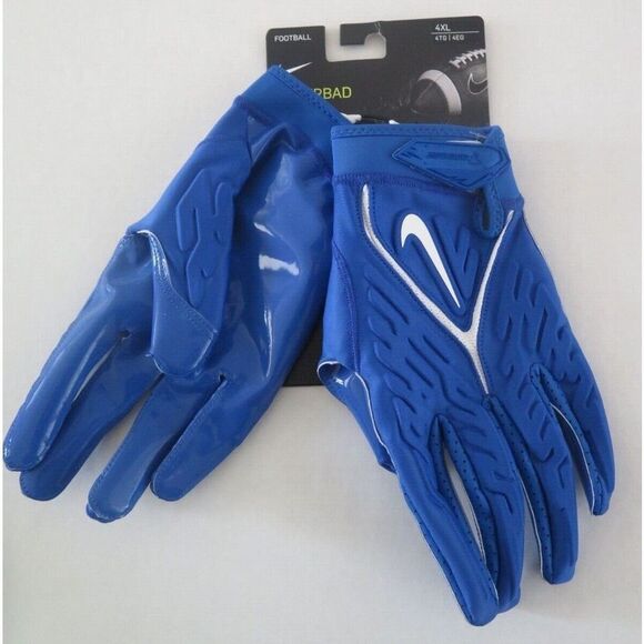 Nike DM0053-468 Unisex Sz 4XL Blue Superbad Football Gloves $70 - Picture 3 of 4